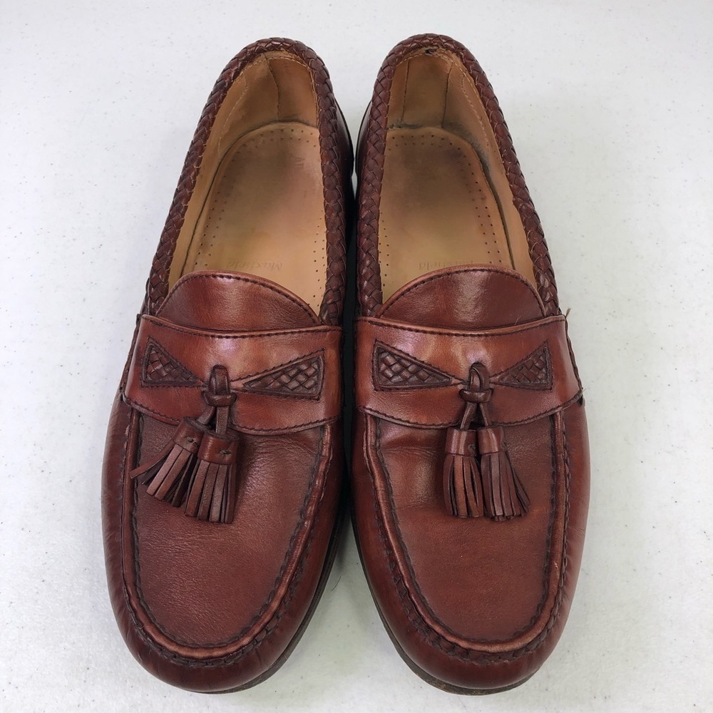 Allen Edmonds Maxfield Leather Tassel Loafer Shoes - Picture 8 of 10